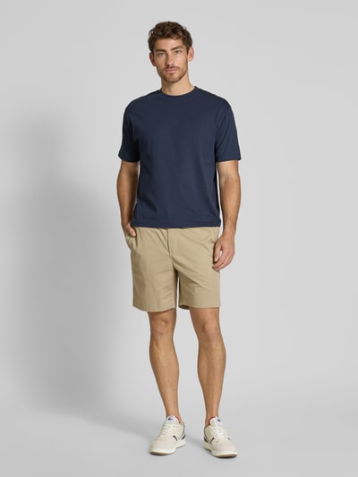 Tommy Hilfiger Regular Fit Shorts aus Baumwoll-Elasthan-Mix Kitt 1