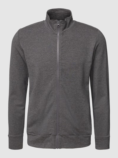 Mey Bluza rozpinana ze stójką model ‘ENJOY’ Średnioszary melanż 2