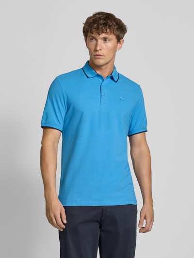 s.Oliver RED LABEL Regular Fit Poloshirt aus Baumwoll-Mix Aqua 4