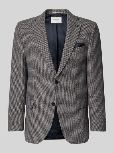 Carl Gross 2-Knopf-Sakko mit Reverskragen Modell 'Theo' Dunkelblau 2