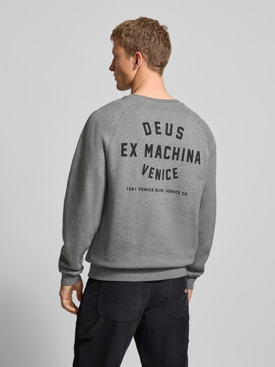 DEUS EX MACHINA Sweatshirt mit Logo und Rundhalsausschnitt Mittelgrau 5