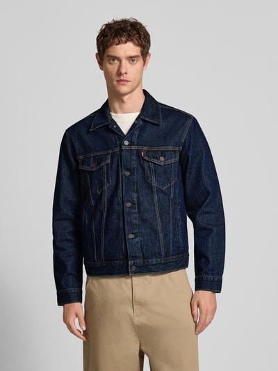 Levi's® Jeansjacke mit Label-Detail Modell 'THE TRUCKER JACKET' Jeansblau 4