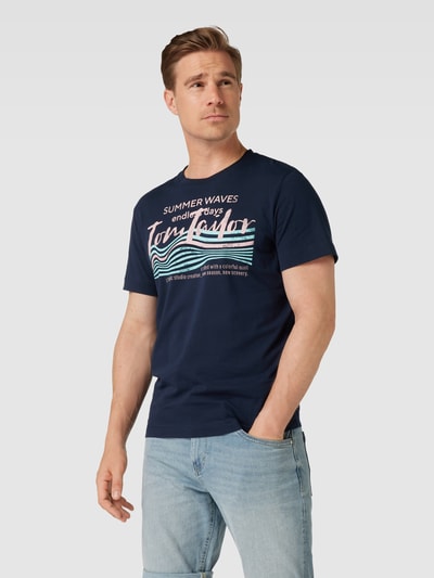 Tom Tailor T-Shirt mit Logo-Print Marine 4