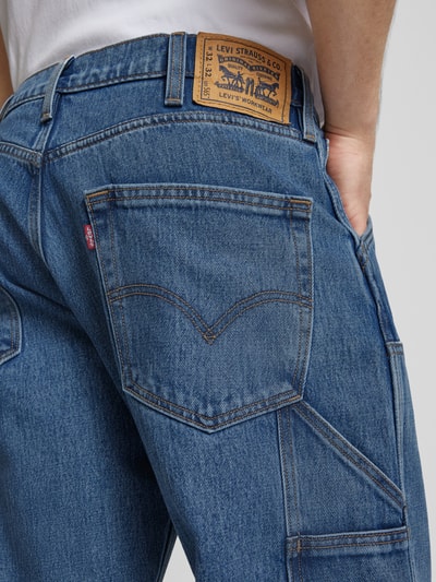 Levi's® Regular Fit Jeans mit verstärktem Kniebereich Modell 'WORKWEAR' Jeansblau 3