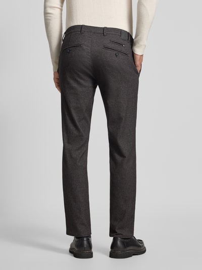 Brax Slim fit broek met achterzakken, model 'Fabio' Grafiet - 5