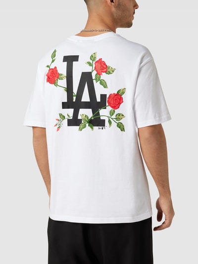 NEW ERA LA DODGERS MLB FLORAL GRAPHIC WHITE OVERSIZED T-SHIRT WHITE 60332265