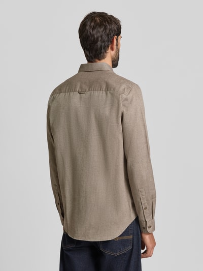 Matinique Vrijetijdsoverhemd met knoopsluiting, model 'trostol’ Steengrijs - 5