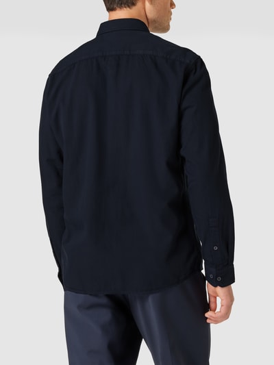 Marc O'Polo Regular fit vrijetijdsoverhemd met button-downkraag Donkerblauw - 5