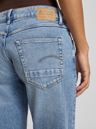 G-Star Raw Jeansy o kroju straight fit z naszywką z logo model ‘Kate’ Błękitny 3