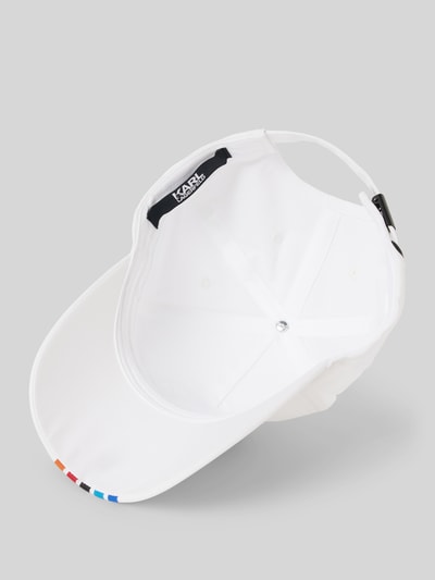 Karl Lagerfeld Basecap mit Label-Detail Weiss 2