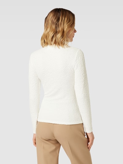 Selected Femme Longsleeve in Crinkle-Optik Modell 'GINNY' Offwhite 5