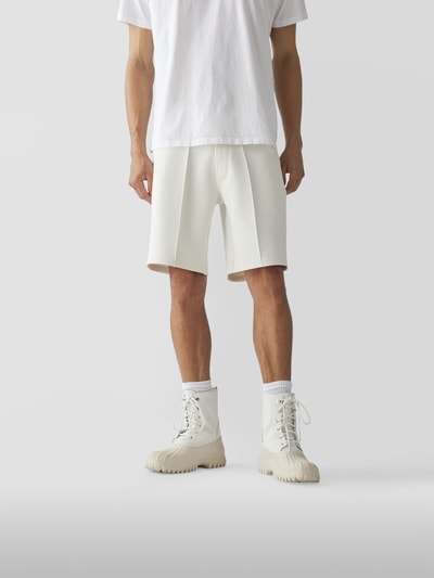 Frescobol Carioca Sweatshorts mit Reißverschlusstaschen Offwhite 4