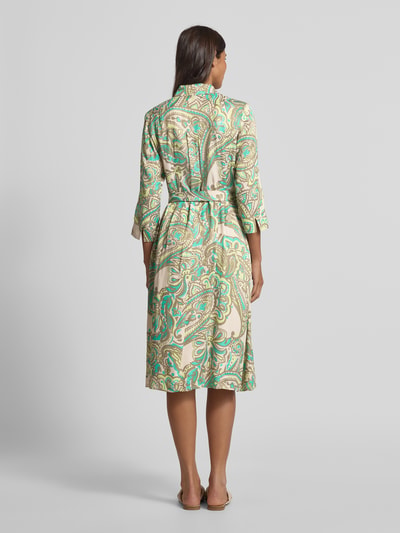 Betty Barclay Hemdblusenkleid mit Bindegürtel Beige 5