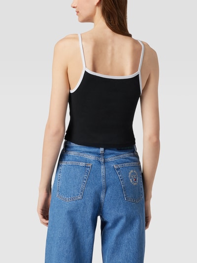 Levi's® Crop Top mit Label-Print Modell 'Mazzy' Black 5