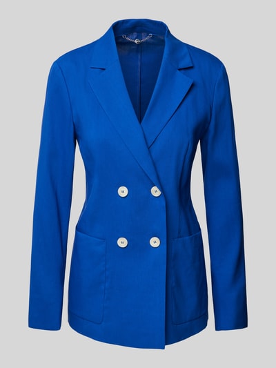 Marc Cain Leinenblazer mit aufgesetzten Taschen Royal 2
