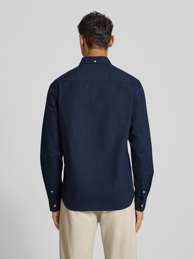 Wood Wood Regular Fit Freizeithemd mit Button-Down-Kragen Modell 'Adam' Blau 5