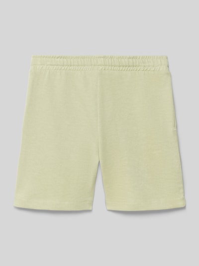 Produktfoto, Shorts met elastische band en steekzakken van Blue Seven, puur katoen, regular fit, bandwijdte maat 116 29 cm, binnenbeenlengte 12 cm, lichtgeel