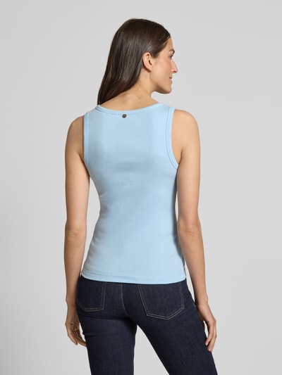 Rich & Royal Tanktop in Ripp-Optik Hellblau 5