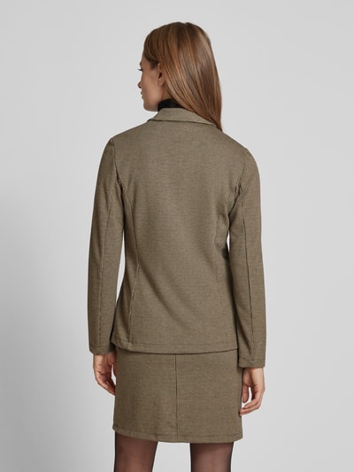 Tom Tailor Getailleerde blazer van jacquard met 2-knoopssluiting  Beige - 5