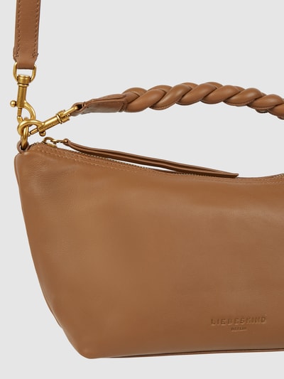 LIEBESKIND BERLIN Crossbody Bag aus Leder Modell 'Lennox' Camel 4