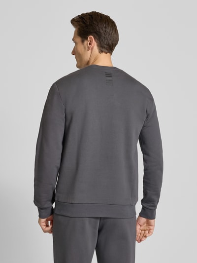 EA7 Emporio Armani Bluza z detalem z logo Średnioszary 5