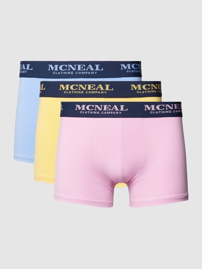 MCNEAL Trunks mit Label-Bund im 3er-Pack Flieder 1