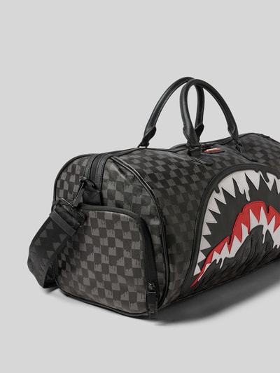 Sprayground Torba weekendowa ze wzorem na całej powierzchni model ‘DRIPPING SHARKS IN PARIS’ Czarny 3