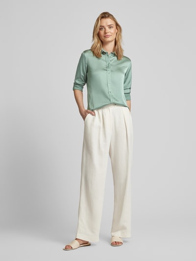 Lauren Ralph Lauren Blouse in effen design Mintgroen - 1