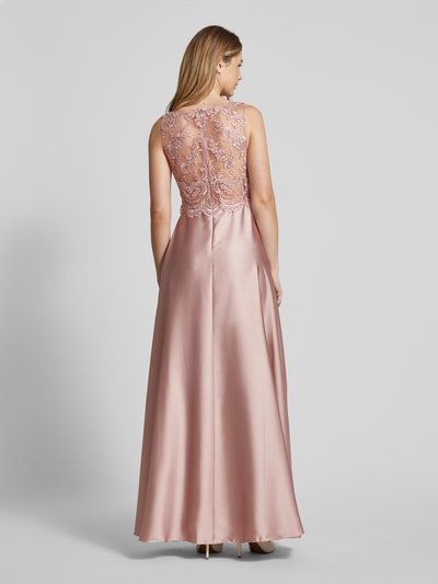 Laona Abendkleid mit Spitzenbesatz Rose 5