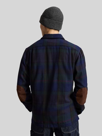 Polo Ralph Lauren Regular Fit Freizeithemd mit Ellenbogenpatches Marine 5