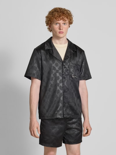 KARL KANI Freizeithemd mit Reverskragen Black 4