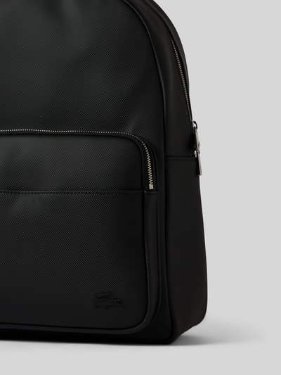 Lacoste Rucksack mit Label-Applikation Black 3