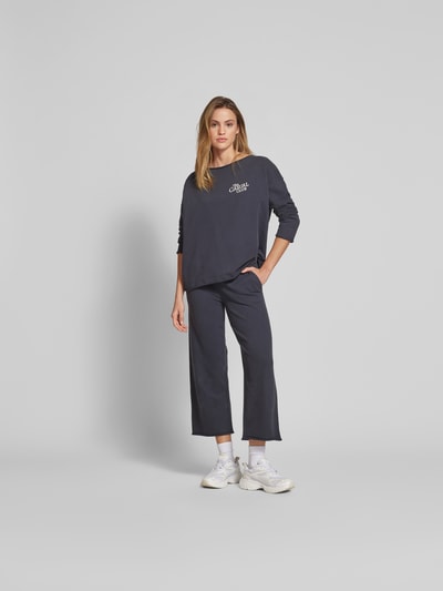 Juvia Sweatshirt mit Rollsaum Dunkelblau 1