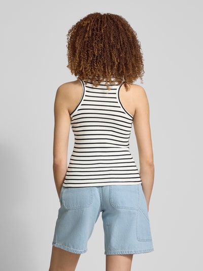 Pieces Regular fit tanktop in riblook, model 'RUKA' Zwart - 5