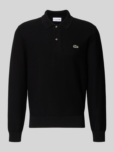 Lacoste Regular Fit Poloshirt aus reiner Baumwolle Black 1