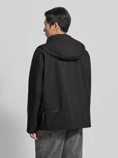 GOFRANCK Jacke mit Kapuze und Ärmelriegeln Modell 'RADAR' Black 5