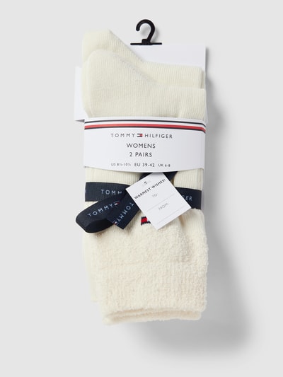 Tommy Hilfiger Socken mit Label-Stitching im 2er-Pack Offwhite 3