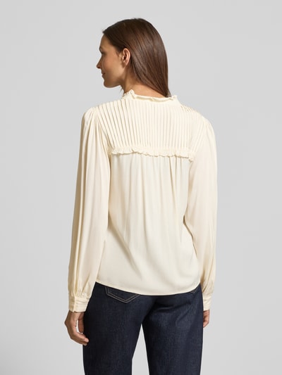 Soyaconcept Relaxed Fit Bluse aus reiner Viskose Modell 'Radia' Beige 5