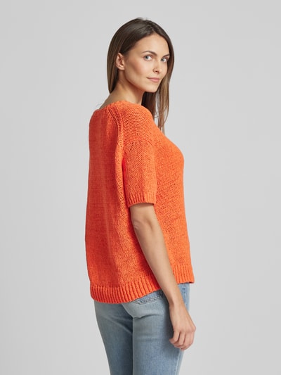 Marc O'Polo Strickshirt mit 1/2-Arm Orange 5