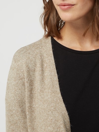 Vero Moda Cardigan mit Eingrifftaschen Modell 'Doffy' Beige Melange 3