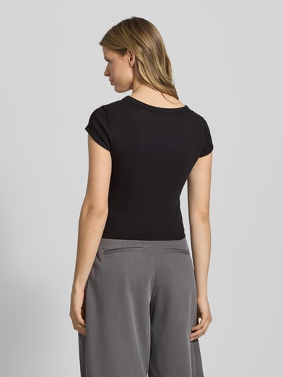 Calvin Klein Jeans T-Shirt mit Label-Badge Black 5