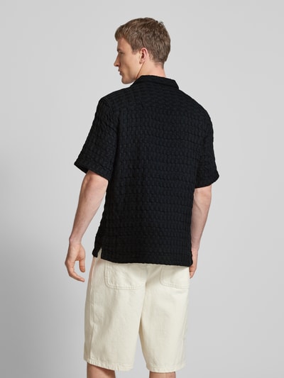 ONLY & SONS Freizeithemd mit Knopfleiste Modell 'BRADDOCK' Black 5