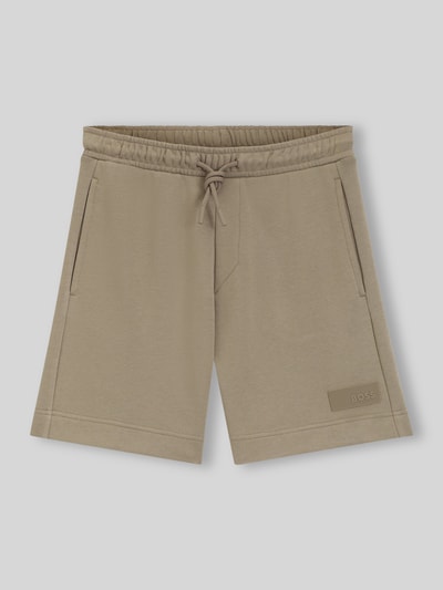 BOSS Green Regular Fit Sweatshorts aus Baumwoll-Mix Modell 'JT_SHORTS' Sand 2