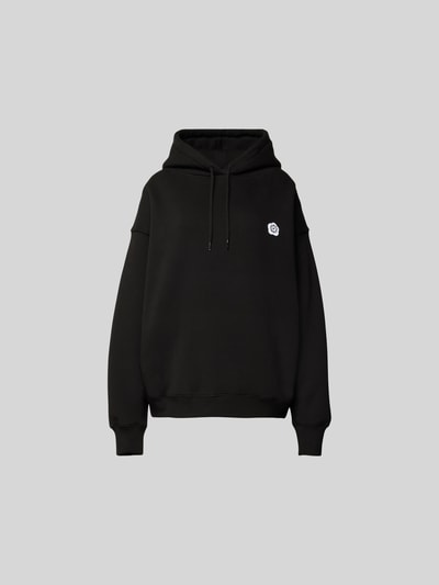 Kenzo Oversized Hoodie aus reiner Baumwolle Black 1