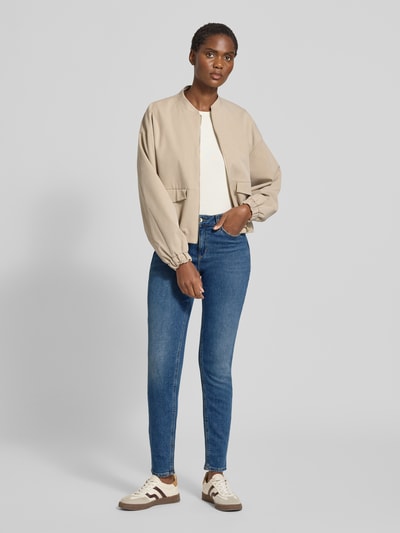 Liu Jo White Skinny fit jeans in 5-pocketmodel, model 'DIVINE' Donkerblauw - 1
