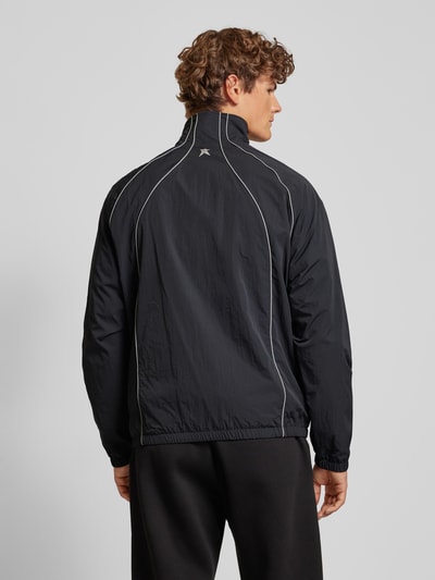 REVIEW Trainingsjacke mit Label-Print Black 5