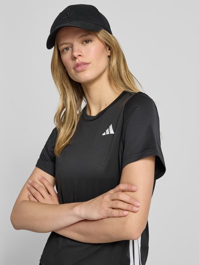 adidas Sportswear Regular fit T-shirt met logo en ronde hals Zwart - 3