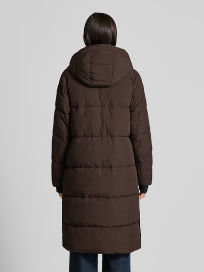 Cinque Płaszcz pikowany z kapturem model ‘COLOMBA’ Ciemnobrązowy 5