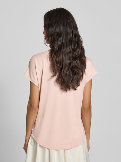 Tom Tailor Denim Loose Fit T-Shirt aus aus Viskose-Mix Rosa 5