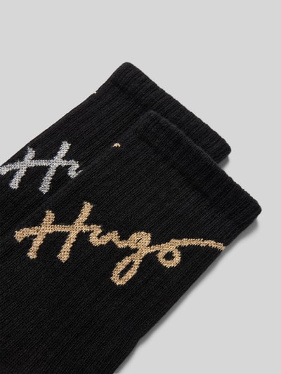 HUGO Socken im 2er-Pack Modell 'GIFTLUREX' Black 2